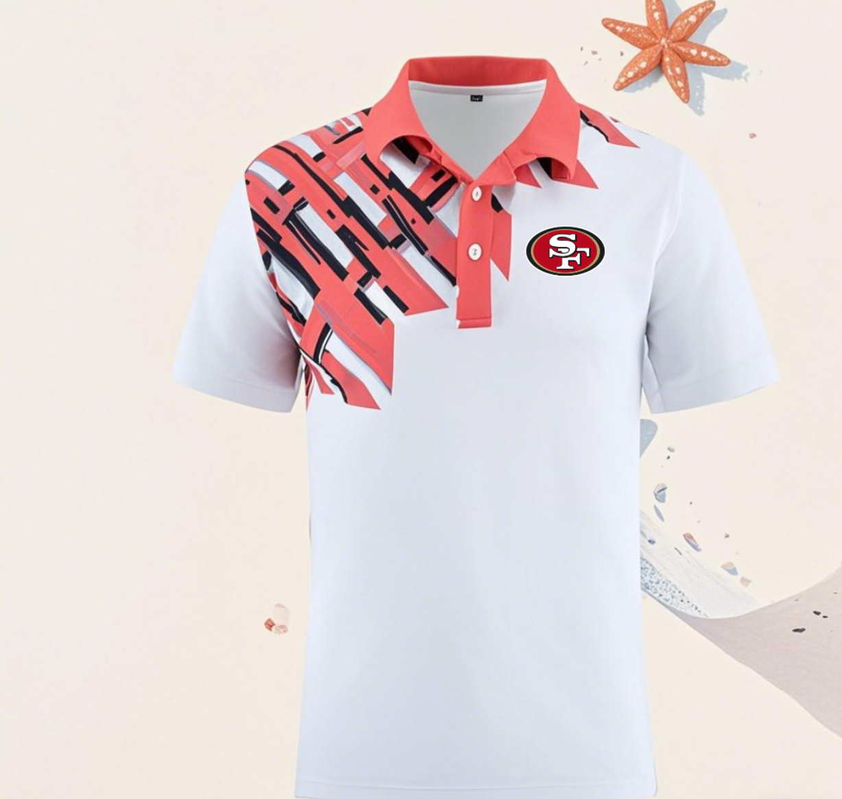 San Francisco 49ers white #19 Men 2025 NFL polo T shirt